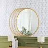 golden mirror for wall